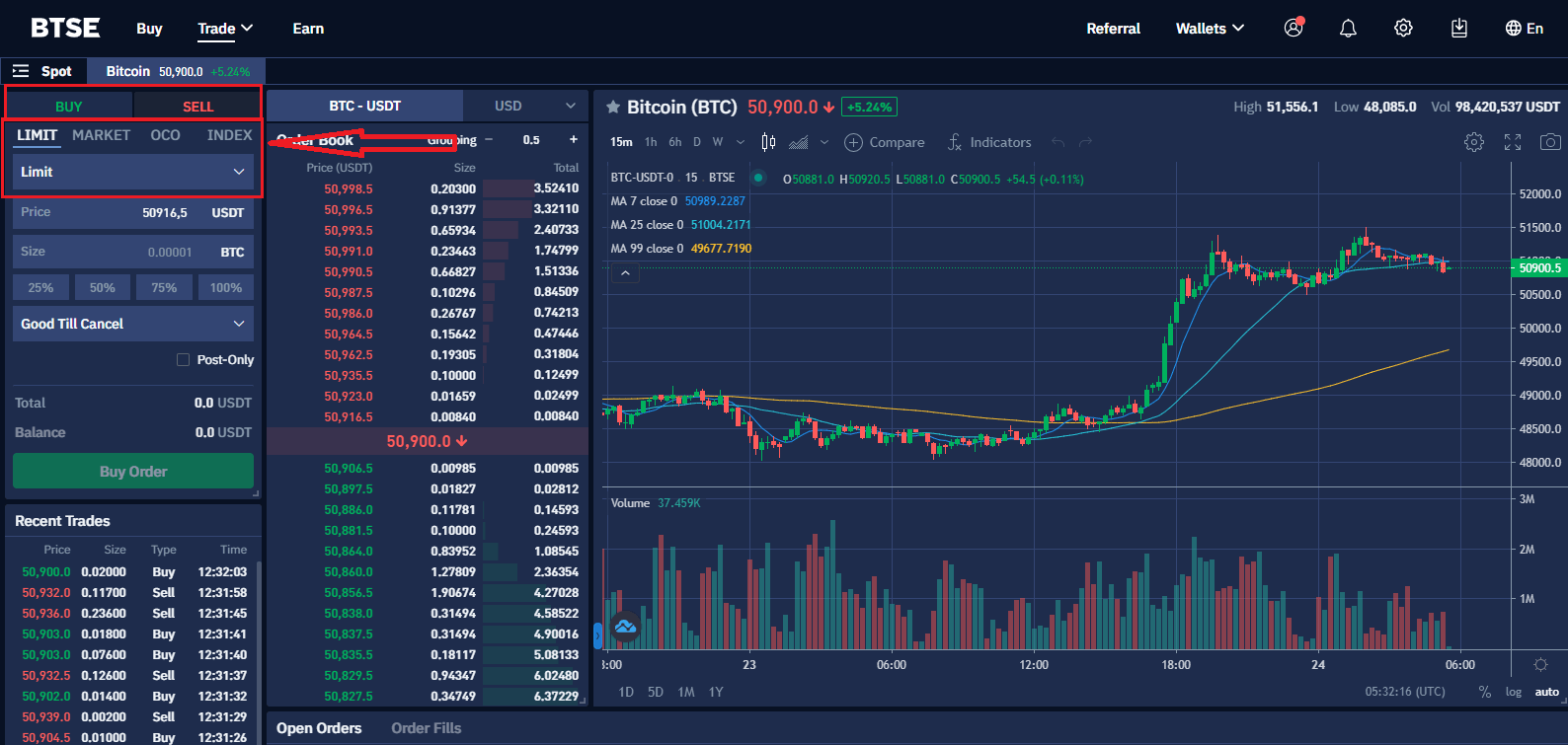 วิธีการฝากและแลกเปลี่ยน Crypto ที่ BTSE วิธีการฝากและแลกเปลี่ยน Crypto ที่ BTSE