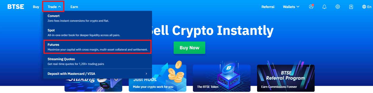 วิธีการฝากและแลกเปลี่ยน Crypto ที่ BTSE วิธีการฝากและแลกเปลี่ยน Crypto ที่ BTSE