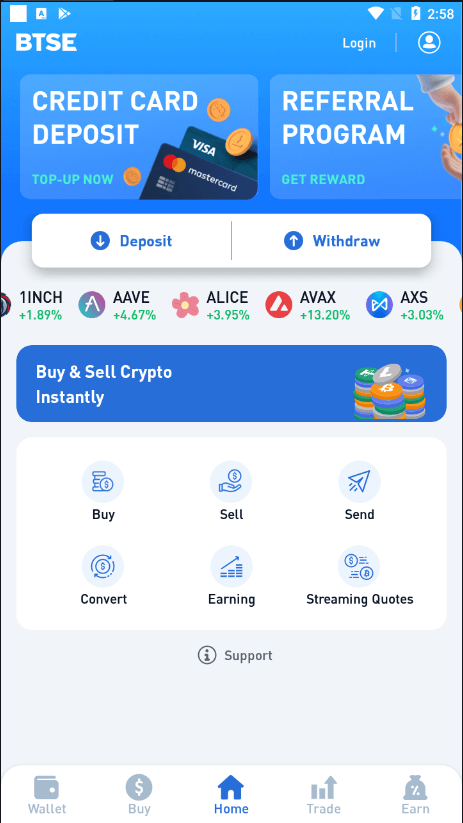 BTSEにアカウントを登録する方法