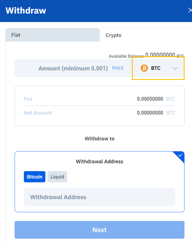 How to Register and Withdraw at BTSE