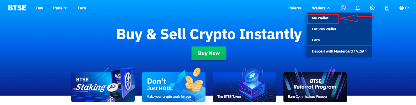 How to Withdraw and make a Deposit in BTSE How to Withdraw and make a Deposit in BTSE